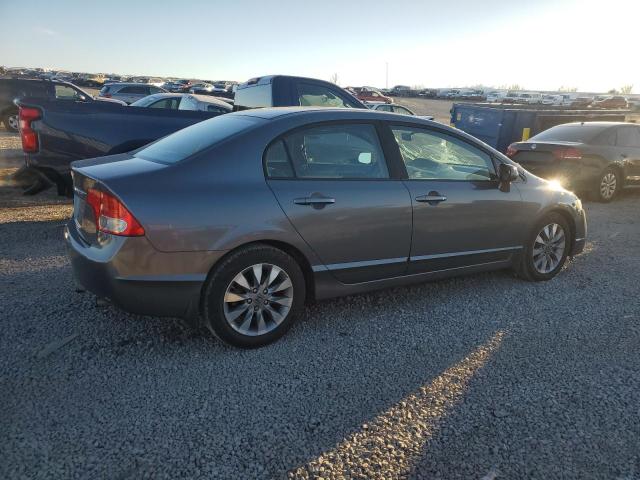 1HGFA16999L020845 - 2009 HONDA CIVIC EXL GRAY photo 3