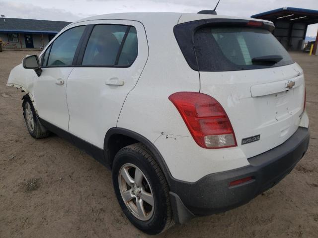 KL7CJPSB5FB179860 - 2015 CHEVROLET TRAX 1LS WHITE photo 2