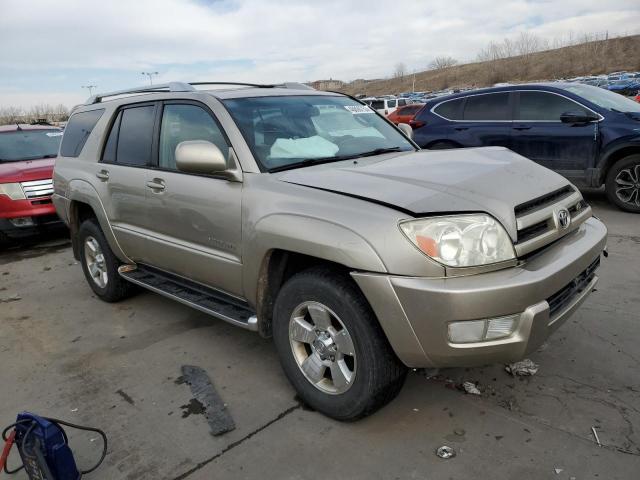 JTEBT17R730027562 - 2003 TOYOTA 4RUNNER LIMITED TAN photo 4