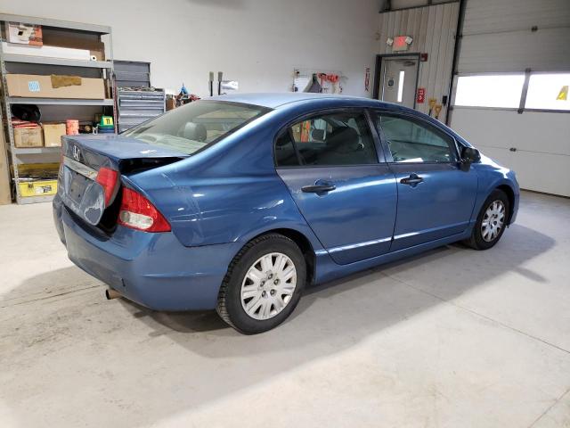 2HGFA1F36AH505991 - 2010 HONDA CIVIC VP BLUE photo 3