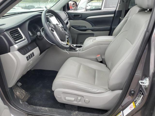 5TDJKRFH0GS324413 - 2016 TOYOTA HIGHLANDER XLE GRAY photo 7
