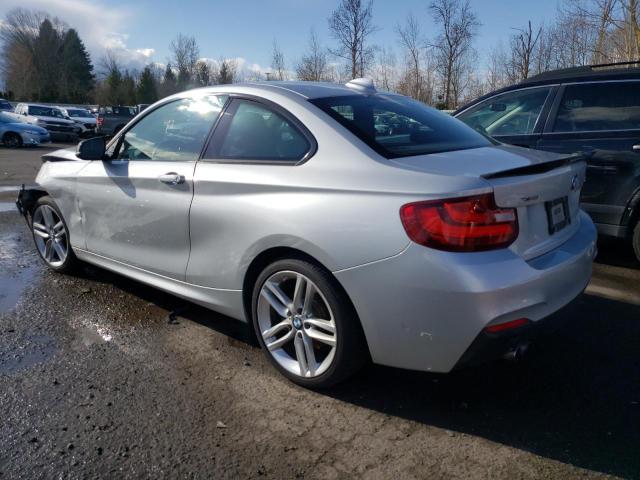 WBA1F7C58FVX96251 - 2015 BMW 228 XI SILVER photo 2