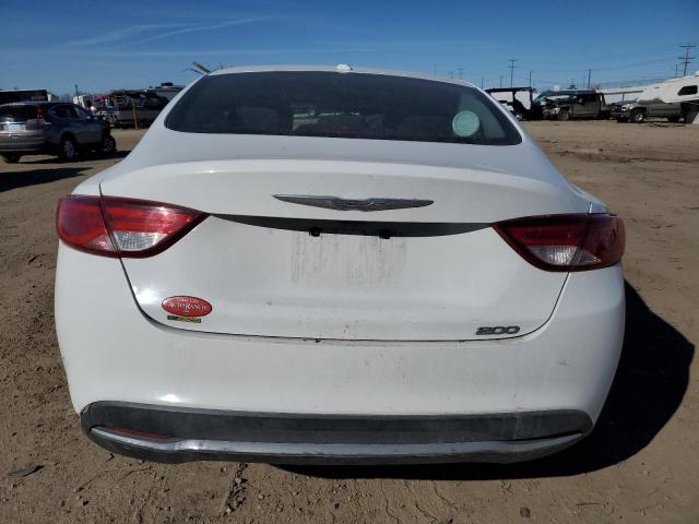 1C3CCCAB3GN131835 - 2016 CHRYSLER 200 LIMITED WHITE photo 6