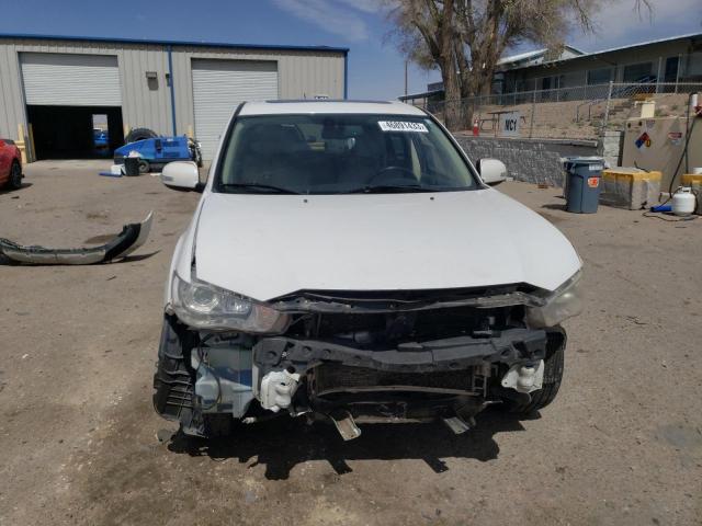 JA4JT5AX6CU026582 - 2012 MITSUBISHI OUTLANDER GT WHITE photo 5