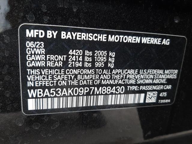 WBA53AK09P7M88430 - 2023 BMW 228I BLACK photo 12
