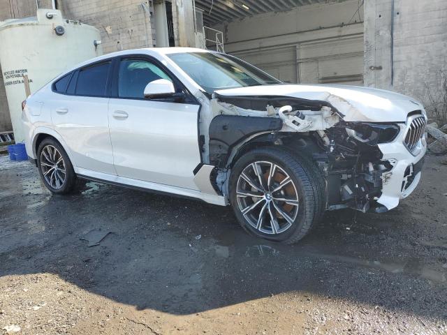 5UXCY6C03P9R95169 - 2023 BMW X6 XDRIVE40I WHITE photo 4