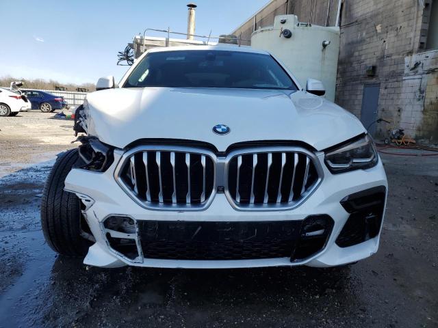 5UXCY6C03P9R95169 - 2023 BMW X6 XDRIVE40I WHITE photo 5
