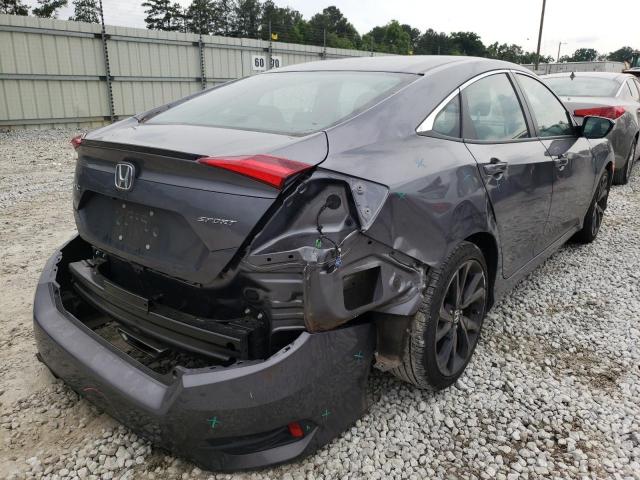 2HGFC2F86MH523326 - 2021 HONDA CIVIC SPORT ნაცრისფერი ფოტო 4