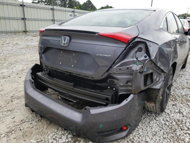 2HGFC2F86MH523326 - 2021 HONDA CIVIC SPORT ნაცრისფერი ფოტო 9