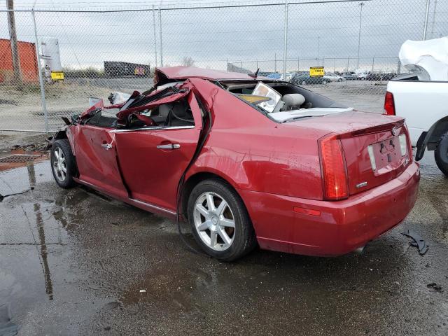 1G6DC67A680198267 - 2008 CADILLAC STS RED photo 2