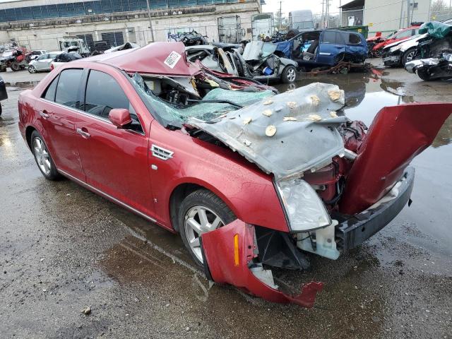 1G6DC67A680198267 - 2008 CADILLAC STS RED photo 4