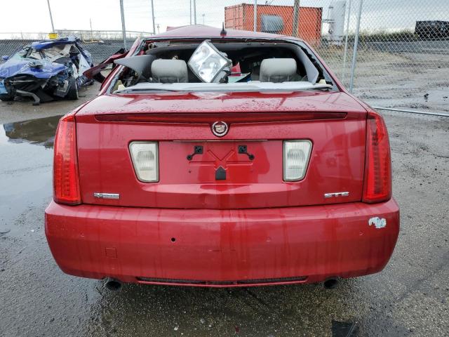 1G6DC67A680198267 - 2008 CADILLAC STS RED photo 6