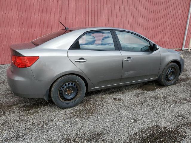 KNAFU4A28A5278362 - 2010 KIA FORTE EX GRAY photo 3