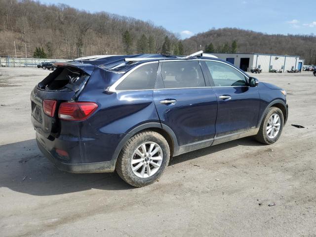 5XYPGDA35LG671978 - 2020 KIA SORENTO L BLUE photo 3