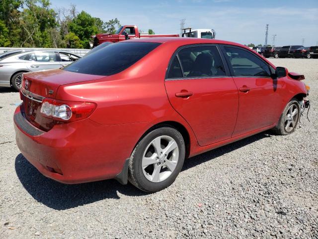 JTDBU4EE0DJ116985 - 2013 TOYOTA COROLLA BASE RED photo 3