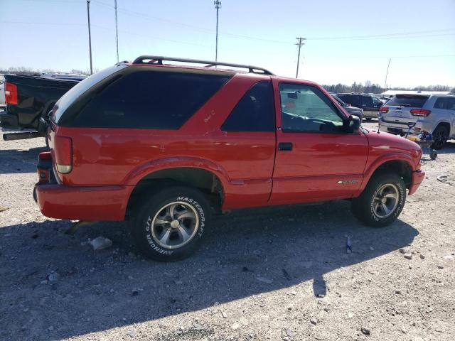 1GNCS18X03K159017 - 2003 CHEVROLET BLAZER RED photo 3