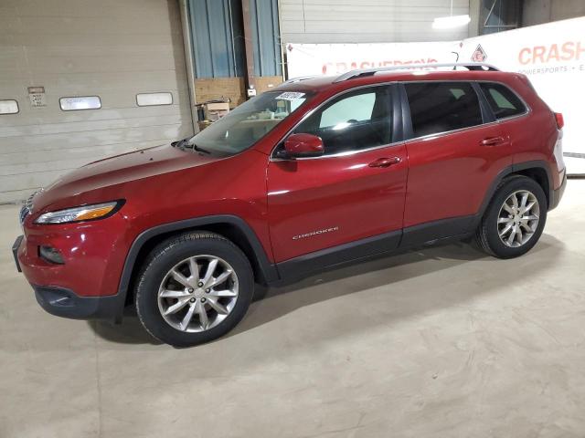 1C4PJMDB2HD224647 - 2017 JEEP CHEROKEE LIMITED RED photo 1