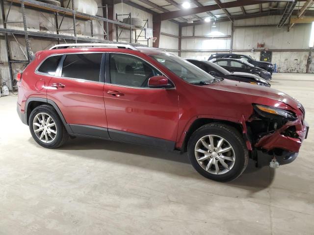 1C4PJMDB2HD224647 - 2017 JEEP CHEROKEE LIMITED RED photo 4