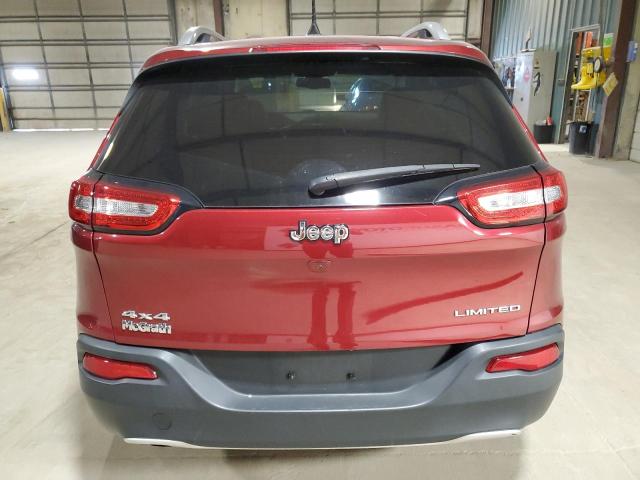 1C4PJMDB2HD224647 - 2017 JEEP CHEROKEE LIMITED RED photo 6