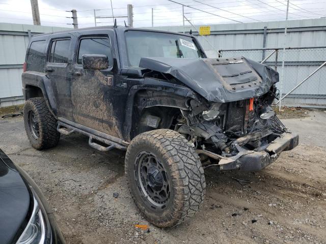 5GTDN13E578165904 - 2007 HUMMER H3 BLACK photo 4