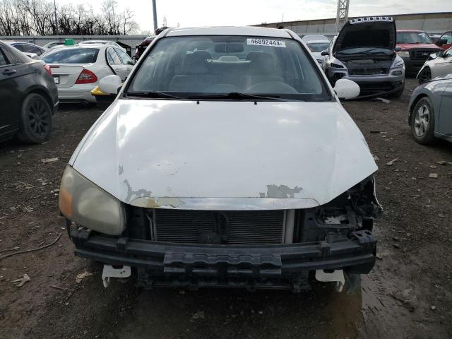 KNAFE221995625362 - 2009 KIA SPECTRA EX WHITE photo 5