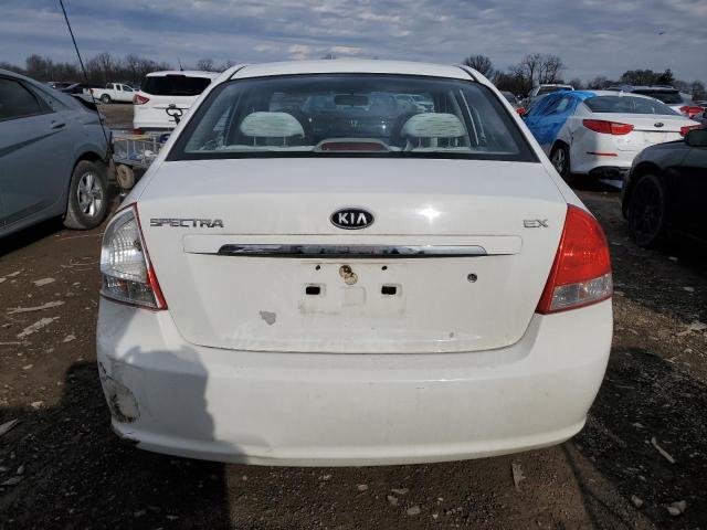 KNAFE221995625362 - 2009 KIA SPECTRA EX WHITE photo 6