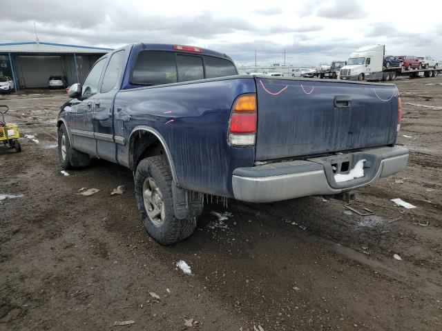 5TBRT34171S149614 - 2001 TOYOTA TUNDRA ACCESS CAB BLUE photo 2