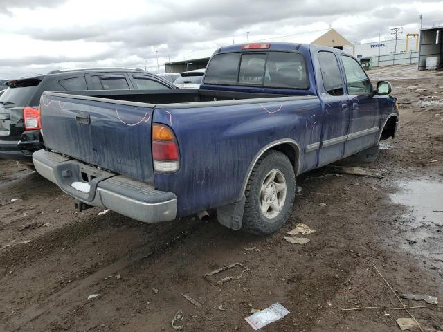 5TBRT34171S149614 - 2001 TOYOTA TUNDRA ACCESS CAB BLUE photo 3