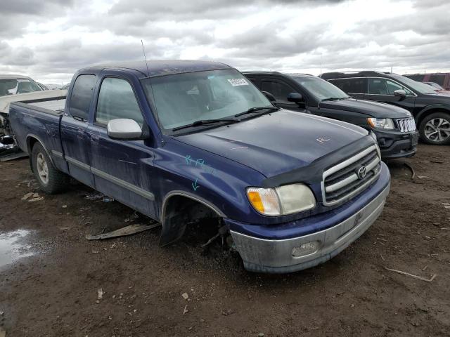 5TBRT34171S149614 - 2001 TOYOTA TUNDRA ACCESS CAB BLUE photo 4