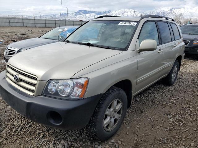 2002 TOYOTA HIGHLANDER LIMITED, 