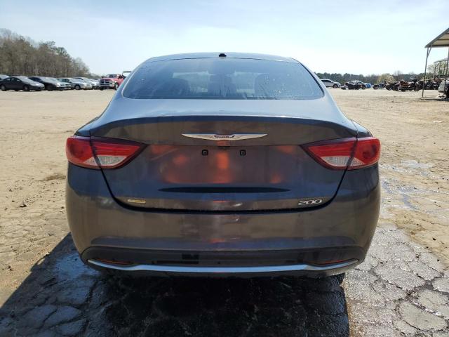 1C3CCCAB7GN127674 - 2016 CHRYSLER 200 LIMITED GRAY photo 6