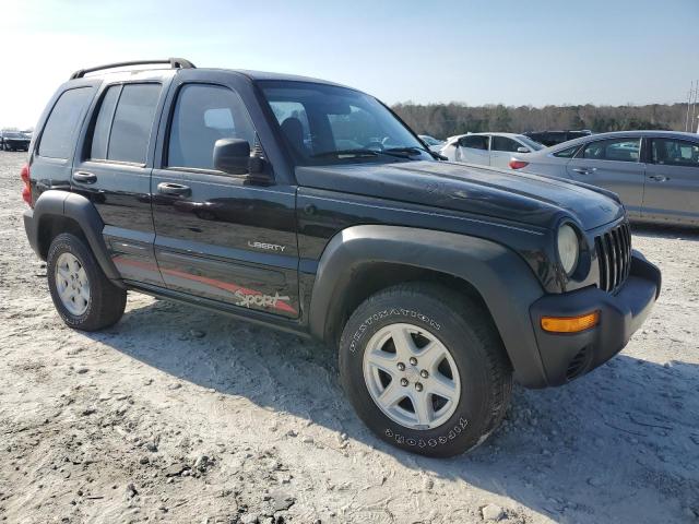 1J4GK48K04W285530 - 2004 JEEP LIBERTY SPORT BLACK photo 4