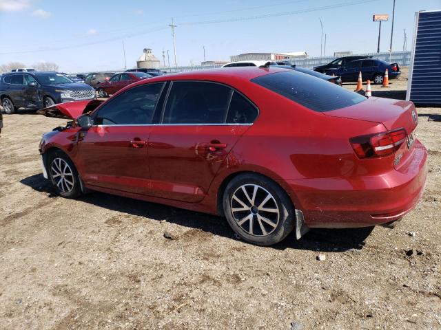 3VWDB7AJ0HM201821 - 2017 VOLKSWAGEN JETTA SE RED photo 2