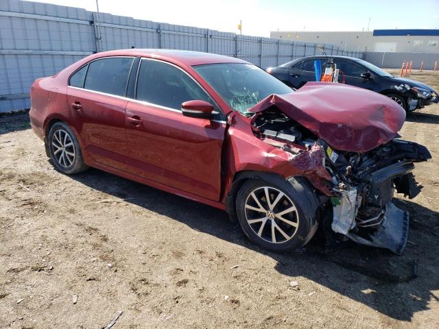 3VWDB7AJ0HM201821 - 2017 VOLKSWAGEN JETTA SE RED photo 4