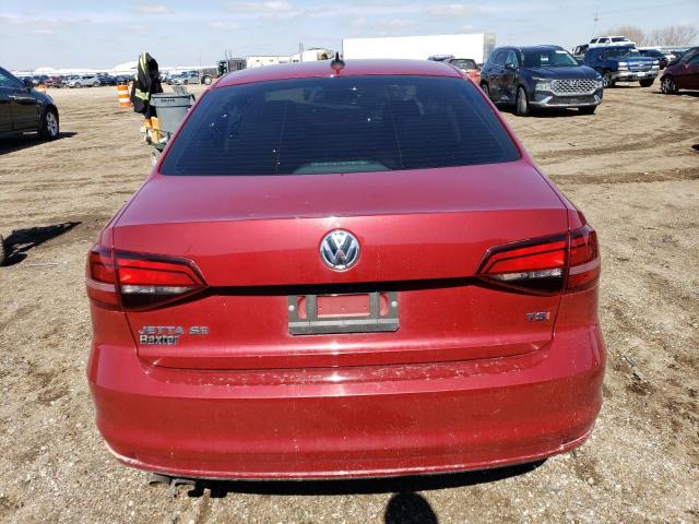 3VWDB7AJ0HM201821 - 2017 VOLKSWAGEN JETTA SE RED photo 6