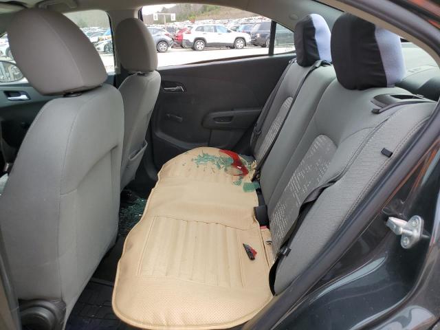 1G1JA5SH9E4238102 - 2014 CHEVROLET SONIC LS GRAY photo 10