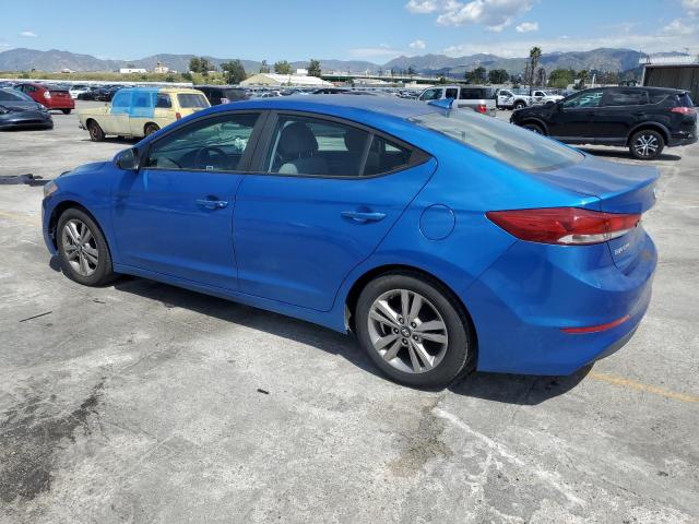 KMHD84LF7HU219085 - 2017 HYUNDAI ELANTRA SE BLUE photo 2