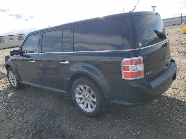 2FMGK5CC2BBD05928 - 2011 FORD FLEX SEL BLACK photo 2