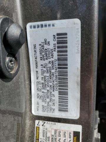 5Y2SL65867Z427772 - 2007 PONTIAC VIBE GRAY photo 12