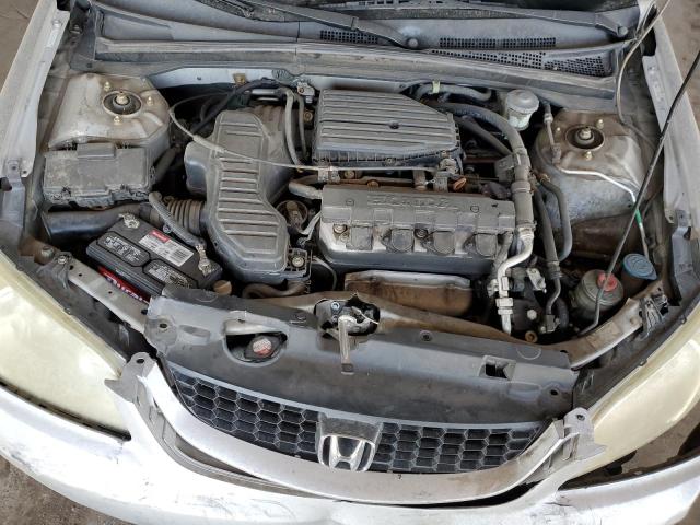 1HGEM22125L058355 - 2005 HONDA CIVIC DX VP ვერცხლისფერი ფოტო 11