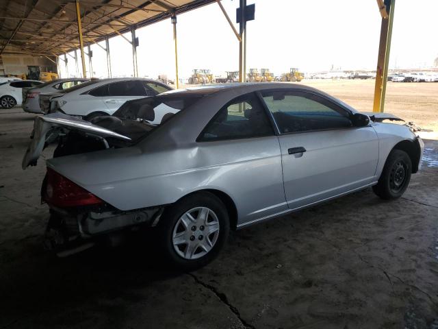 1HGEM22125L058355 - 2005 HONDA CIVIC DX VP ვერცხლისფერი ფოტო 3