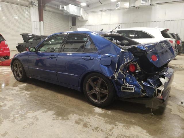 JTHBD192220051900 - 2002 LEXUS IS 300 BLUE photo 2