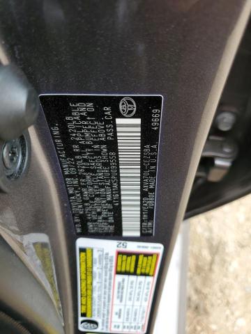 4T1G11AK5PU099558 - 2023 TOYOTA CAMRY SE NIGHT SHADE GRAY photo 12