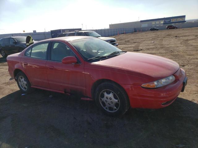 1G3NL52T6YC366878 - 2000 OLDSMOBILE ALERO GL RED photo 4