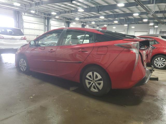 JTDKARFU1H3538074 - 2017 TOYOTA PRIUS RED photo 2