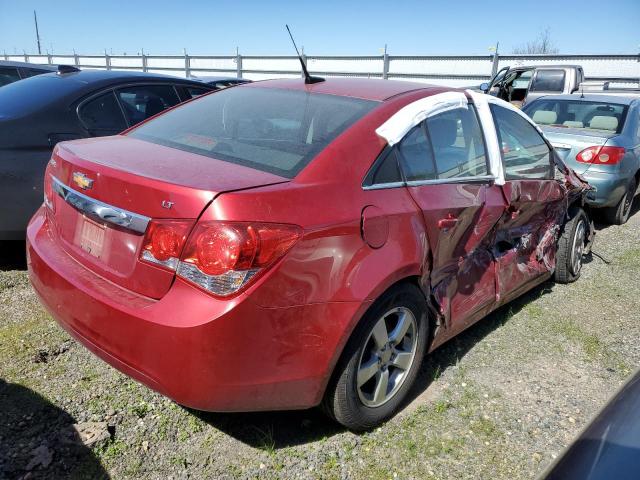 1G1PC5SB6E7374928 - 2014 CHEVROLET CRUZE LT RED photo 3