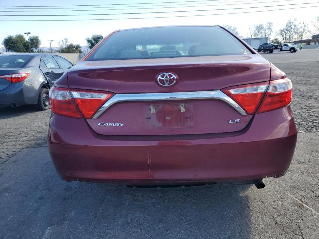 4T1BF1FK5FU987598 - 2015 TOYOTA CAMRY LE BURGUNDY photo 6