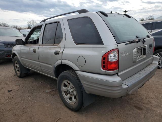 4S2DM58W344301182 - 2004 ISUZU RODEO S GRAY photo 2