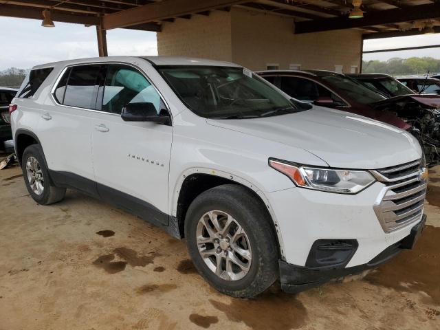 1GNERFKW7KJ318055 - 2019 CHEVROLET TRAVERSE LS WHITE photo 4