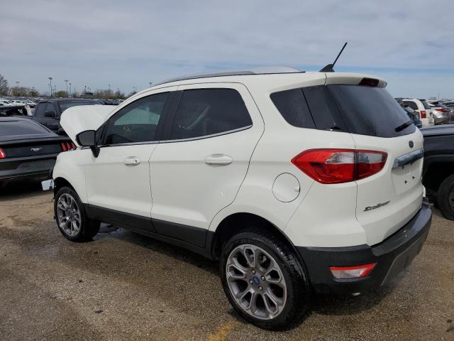 MAJ6S3KL1NC461099 - 2022 FORD ECOSPORT TITANIUM WHITE photo 2